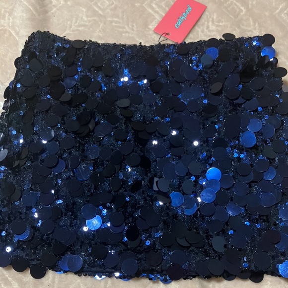 Edikted Sequin Skirt - Picture 2 of 5